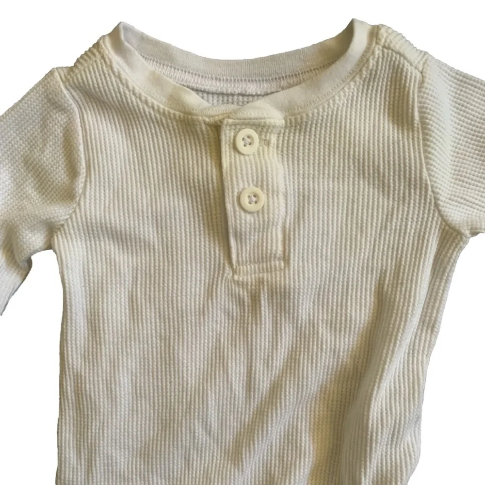 Garanimals Blue Gray White Long Sleeve Onesie Bundle Size 0-3 Months